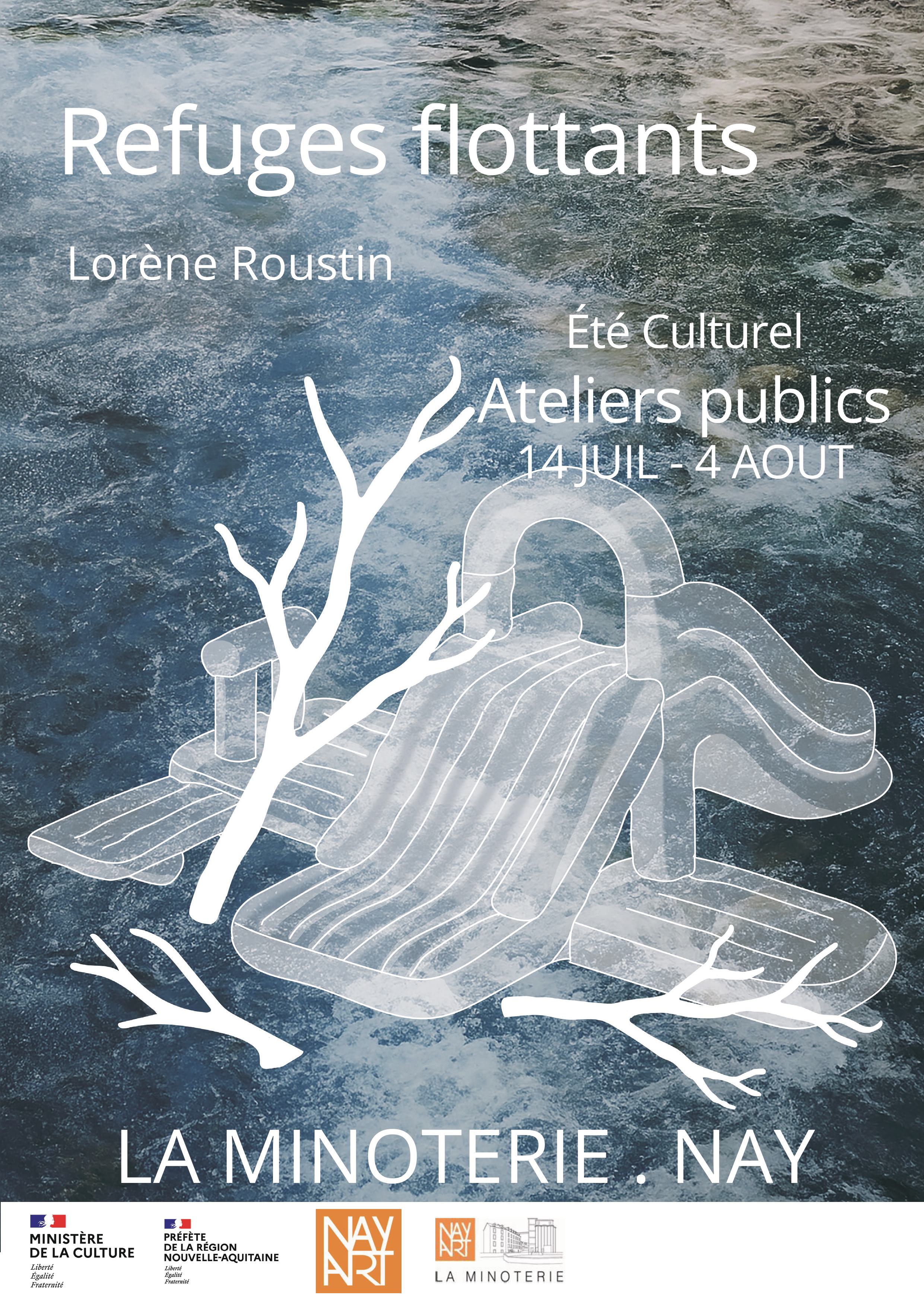 affiche refuges flottants