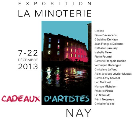 exposition cadeaux d’artistes la Minoterie